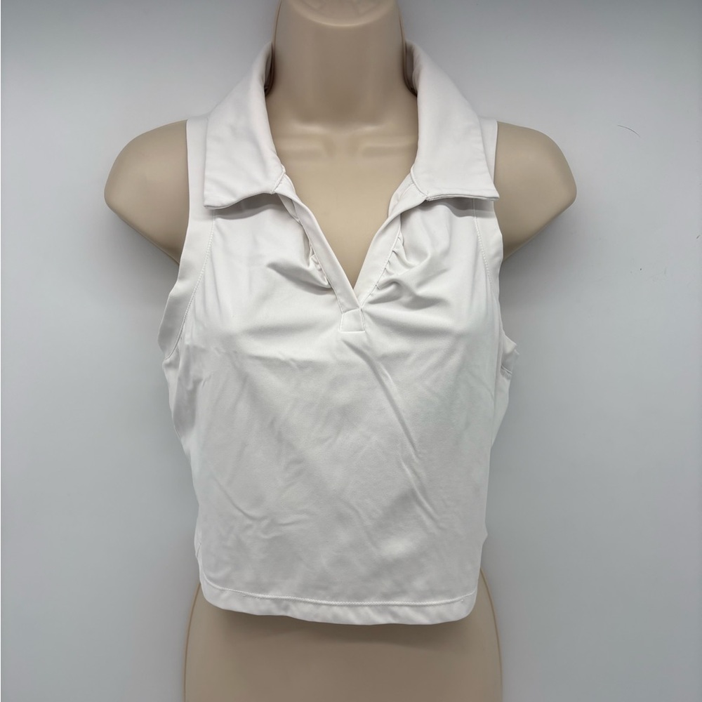 Zella Cropped Collared Tank
